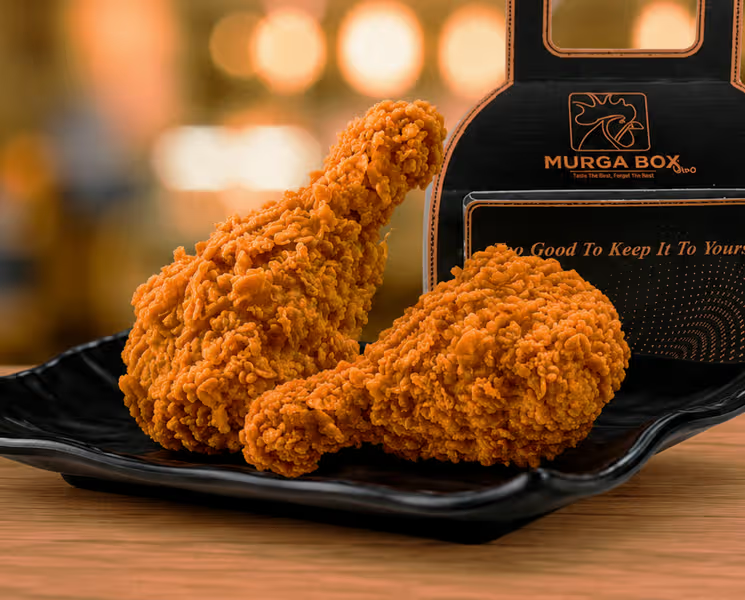 Fried Murga Leg